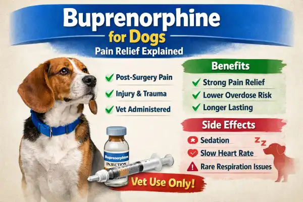 Buprenorphine for Dogs: Pain Relief Explained