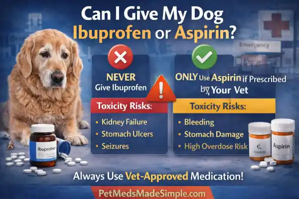 Can I Give My Dog Ibuprofen or Aspirin?