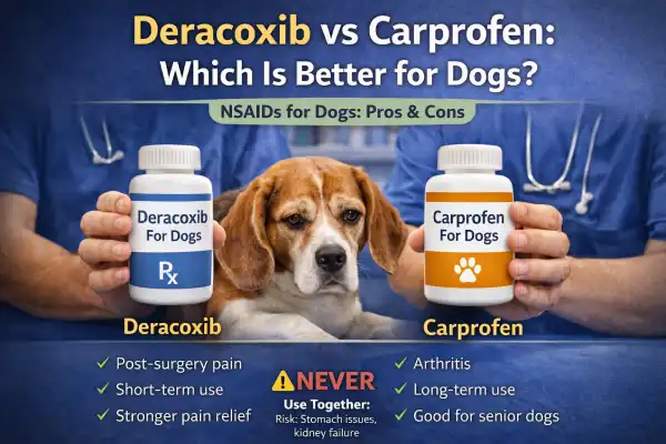 Deracoxib vs Carprofen: Which Is Better for Dogs?