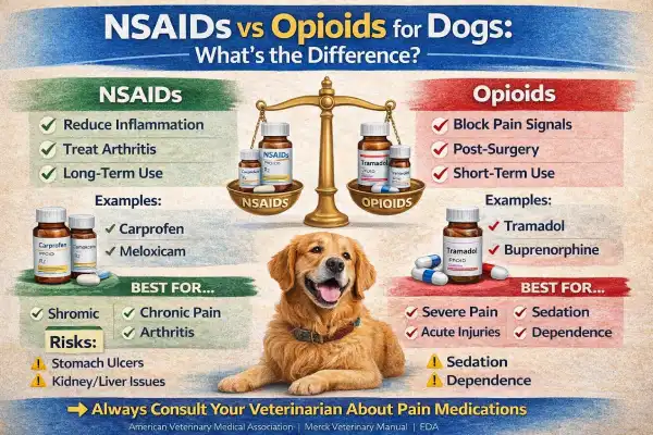 NSAIDs vs Opioids for Dogs