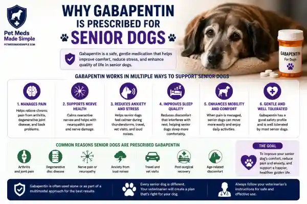 Gabapentin Side Effects in Senior Dogs