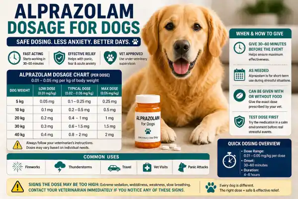 Alprazolam Dosage for Dogs