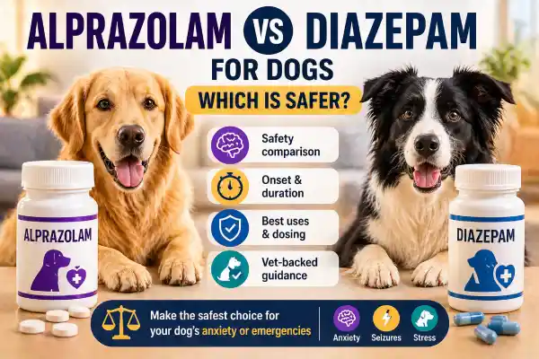 Alprazolam vs Diazepam for Dogs