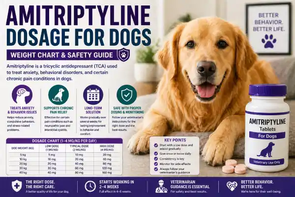 Amitriptyline Dosage for Dogs