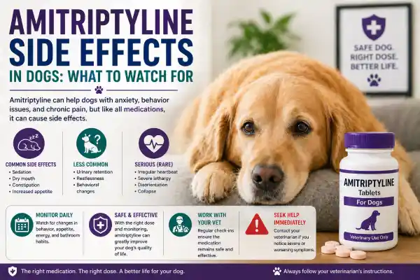 Amitriptyline Side Effects in Dogs