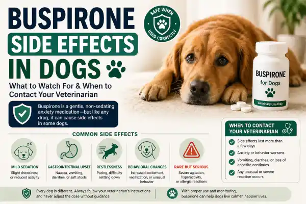 Buspirone Side Effects in Dogs