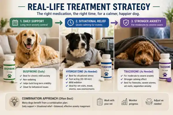 Buspirone vs Hydroxyzine for Dogs