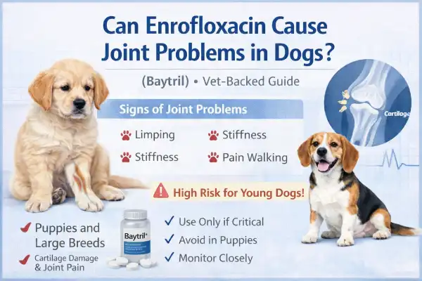 Can Enrofloxacin Cause Joint Problems in Dogs