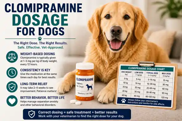 Clomipramine Dosage for Dogs