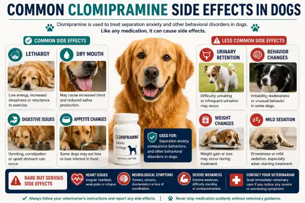 Clomipramine Side Effects in Dogs