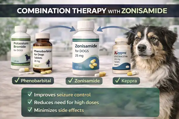 Combination Therapy with Zonisamide
