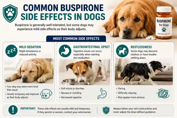 Buspirone Side Effects in Dogs