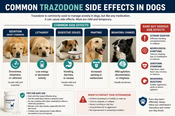 Trazodone Side Effects in Dogs