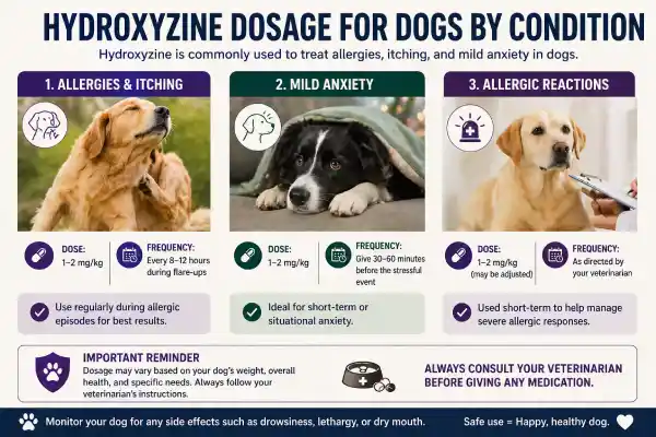 Hydroxyzine Dosage for Dogs