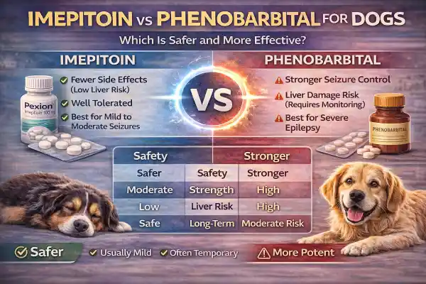 Imepitoin vs Phenobarbital