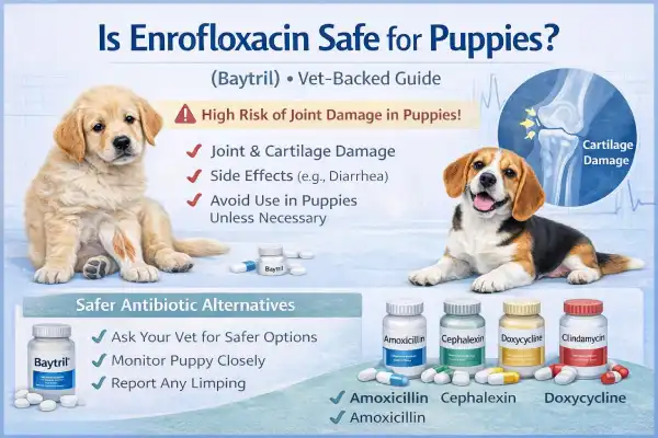 Is Enrofloxacin Safe for Puppies?