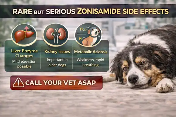 Zonisamide Side Effects in Dogs