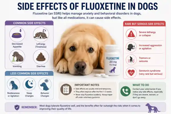 Side Effects of Fluoxetine in Dogs