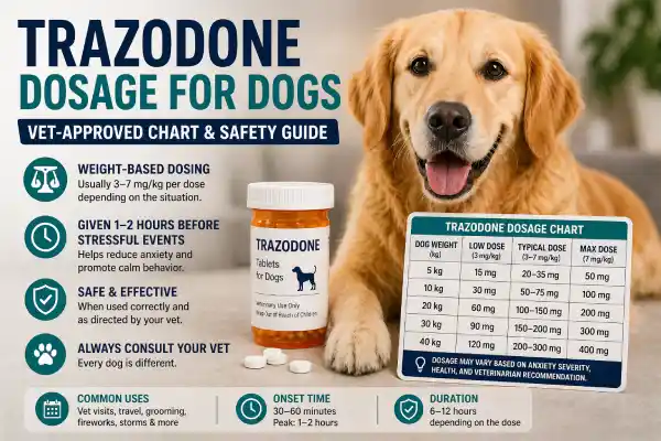 Trazodone Dosage for Dogs