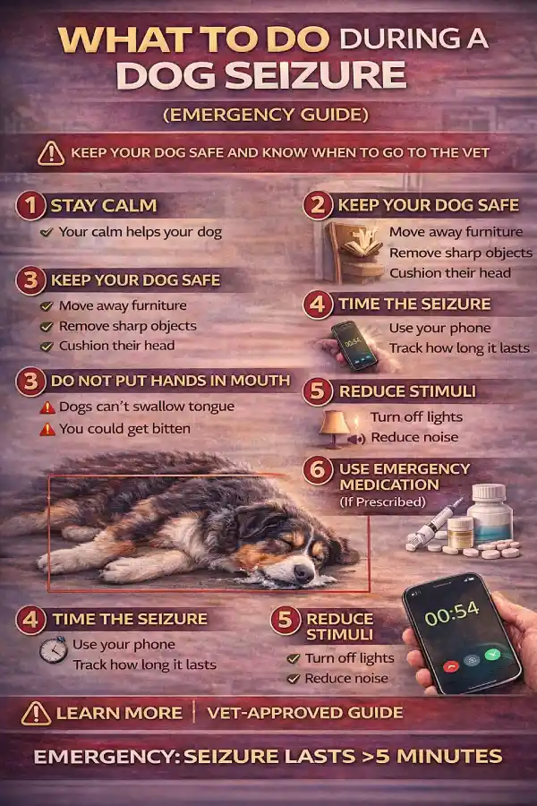 What to Do During a Dog Seizure