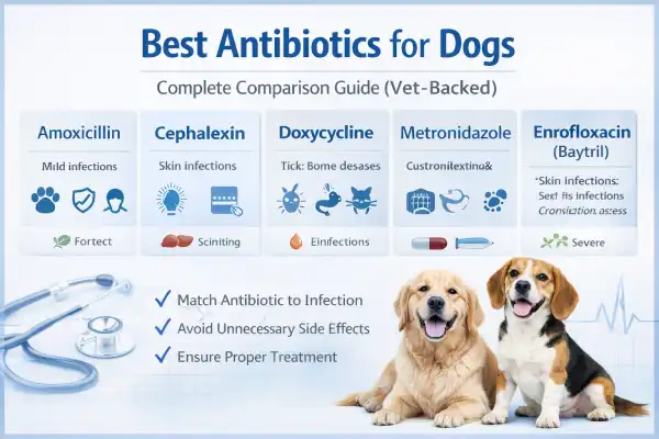 best antibiotics for dogs comparison chart