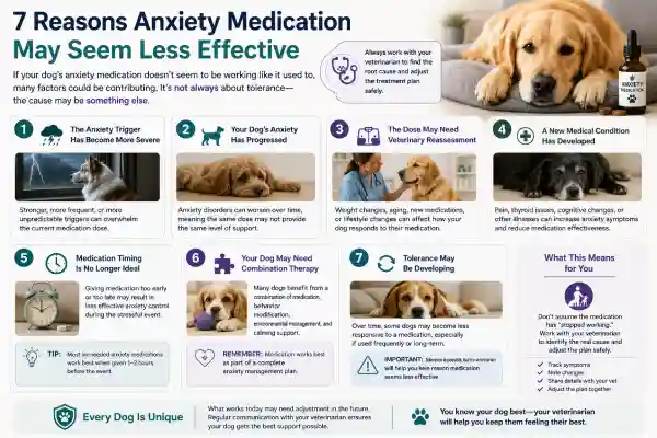 Why Does Anxiety Medication Stop Working in Dogs