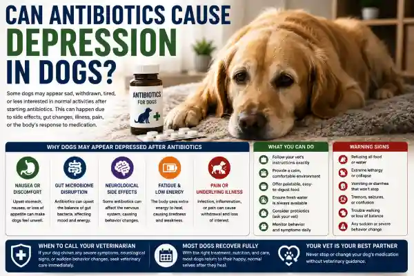 Can Antibiotics Cause Depression in Dogs?