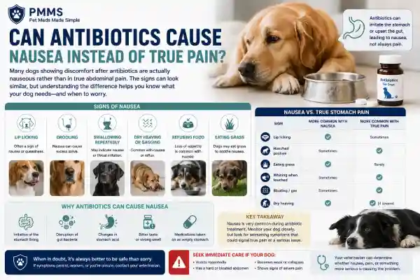 Can Antibiotics Cause Stomach Pain in Dogs?