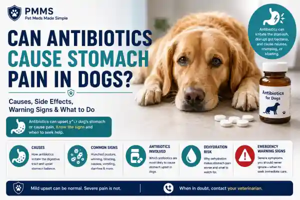 Can Antibiotics Cause Stomach Pain in Dogs?