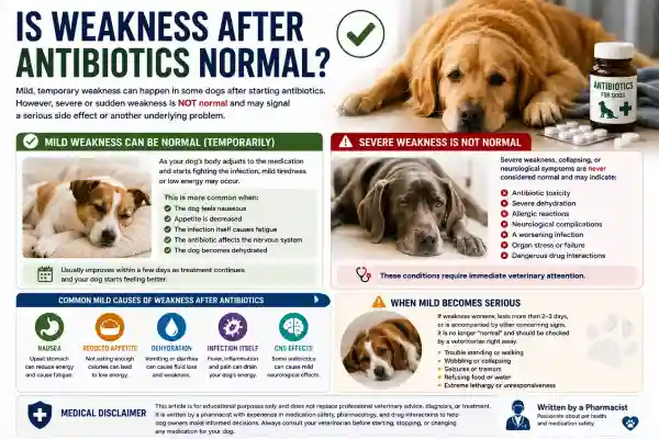 Can Antibiotics Cause Weakness in Dogs?