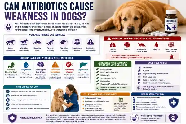 Can Antibiotics Cause Weakness in Dogs?