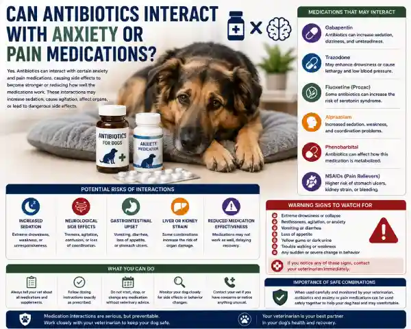 Can Antibiotics Interact With Anxiety or Pain Medications