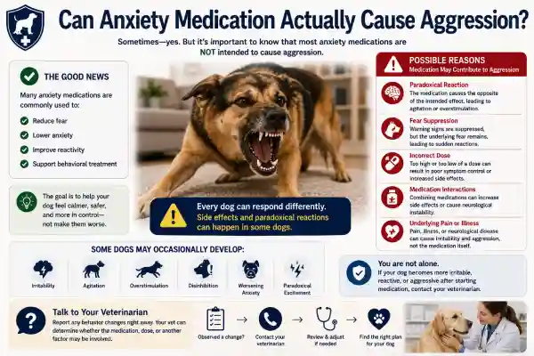 Can Anxiety Medication Make Dogs Aggressive?