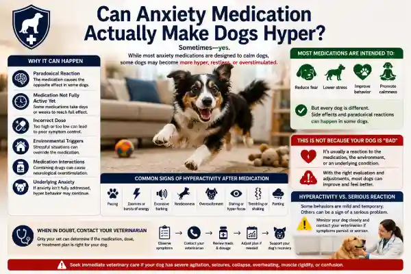 Why Is My Dog More Hyper After Anxiety Medication?