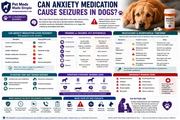 Can Anxiety Medication Cause Seizures in Dogs