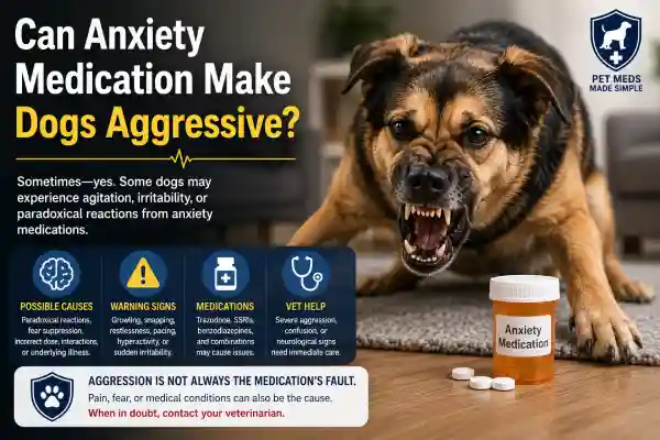 Can Anxiety Medication Make Dogs Aggressive?