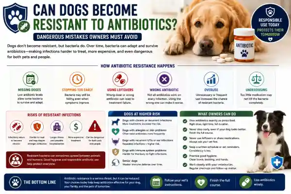 Can Dogs Become Resistant to Antibiotics