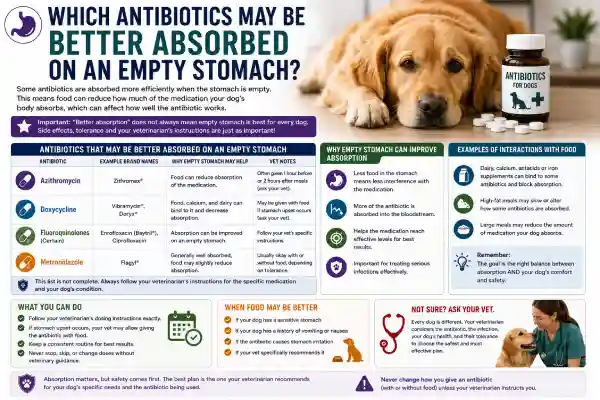 Can Dogs Take Antibiotics on an Empty Stomach?