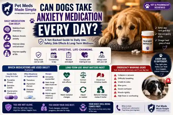 Can Dogs Take Anxiety Medication Every Day?