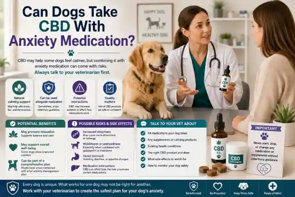Can Dogs Take CBD With Anxiety Medication