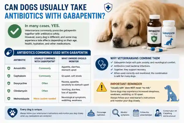 Can Dogs Take Antibiotics With Gabapentin?