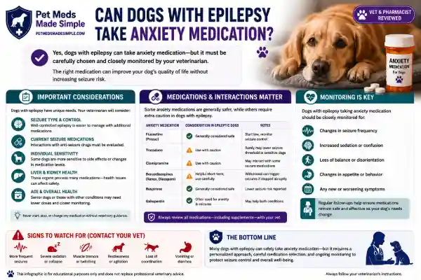 Can Anxiety Medication Cause Seizures in Dogs?
