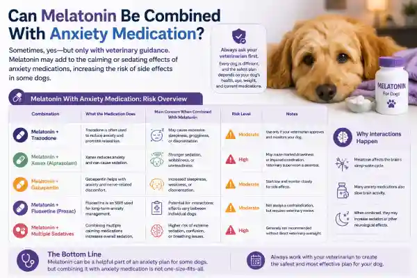Can Dogs Take Melatonin With Anxiety Medication?