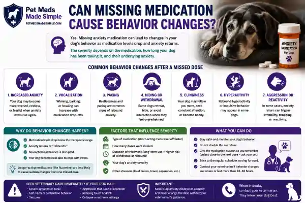 What Happens If My Dog Misses Anxiety Medication?