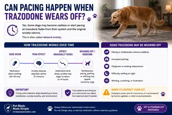 Why Is My Dog Pacing After Trazodone?