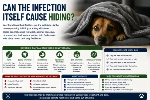 Why Does My Dog Hide After Taking Antibiotics?