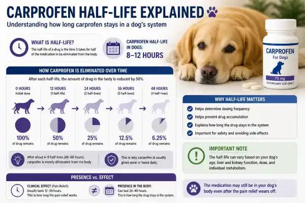 How Long Does Carprofen Stay in a Dogs System