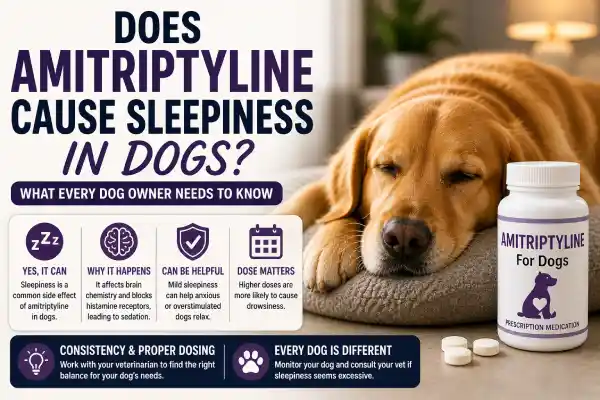 Does Amitriptyline Cause Sleepiness in Dogs