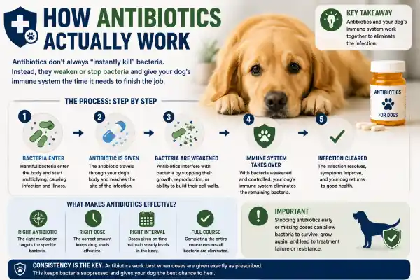 Miss a Dose of Antibiotics in Dogs