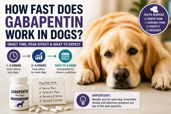 How Fast Does Gabapentin Work in Dogs